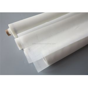 Low Elongation Polyester Screen Printing Mesh / Polyester Mesh Fabric