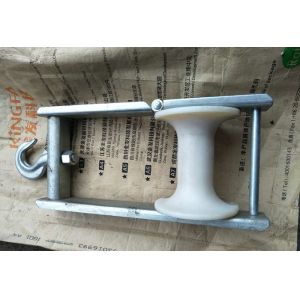 Aerial Cable Transmission Stringing Blocks Wire Pulling Rollers