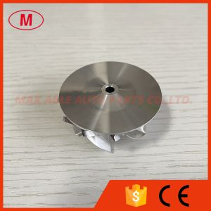 TD03 39.10/46.00mm 6+6 blades high performance turbocharger milling/aluminum
