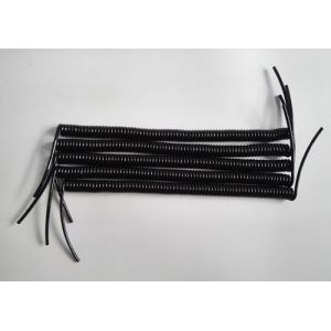China Solid Black Steel Wire 0.8mm Plastic Coated High Grade Spring String Coil