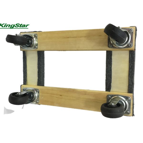 Open Hardwood Deck 4 Wheel Moving Dolly , 800 Lb Wood Moving Dolly To Carry Stuff