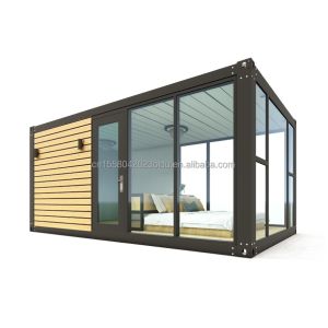 Wholesale Customized Color Modern Luxury Tiny 20ft 40ft Prefab Wooden House Mobile Light Steel Container Prefabricated Home Apartment for Outdoor from china suppliers