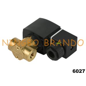 1/4'' 2/2 Way Brass Plunger Solenoid Valve 6027 A Direct Acting