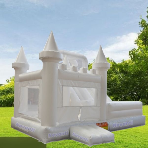 White Bounce House Castle 13x13ft or 15x15ft Repair Kit Accessory Custom Logo Printed
