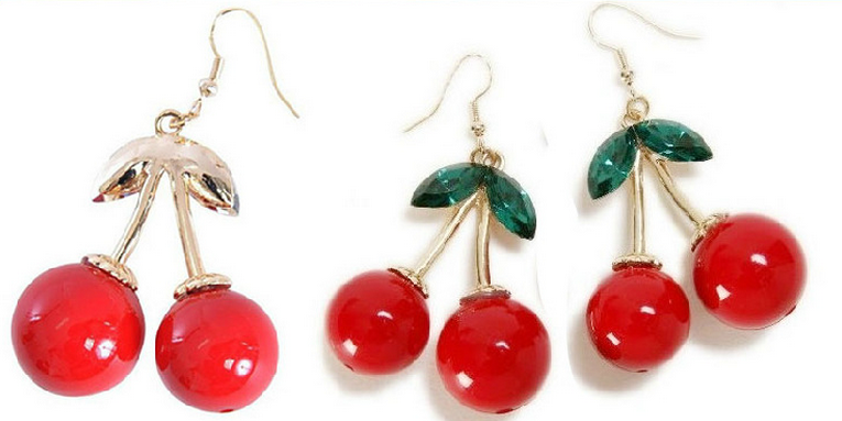 Juicy cherry earrings Earrings