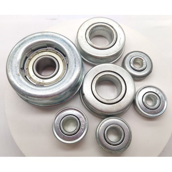 Customized Small Flanged Stamped Steel Pillow Block Bearings 6001 ZZ
