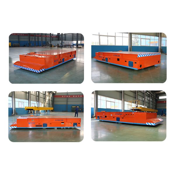 35 Ton Heavy Load Industrial Material Trackless Transfer Cart for factory cargo transport freely