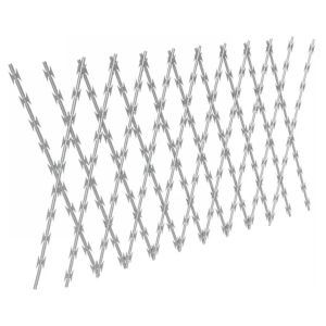 Wholesale hot dipped galvanized steel Razor blade fence anti climb barbed welded