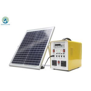 China All in One Portable Solar Power System AC Inverter 500W 300W DC 12V LED Bulbs Lighting on sale