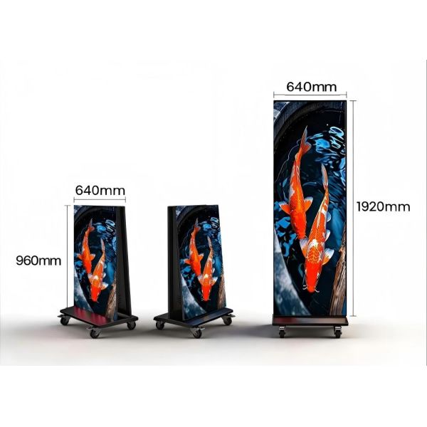 Foldable LED Poster Display Screen/ Portable LED Poster Advertising Display Screen