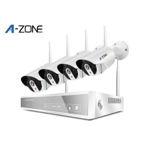 Wholesale 2MP Bullet 4ch Wifi Security Camera System With nvr Ce FCC RoHS Certificate from china suppliers