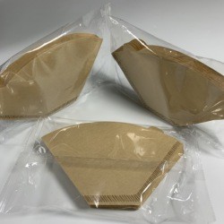 Food Grade Natural Cone Shape Coffee Filter Paper For 1 - 4 Cup