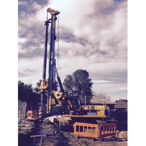 Buy cheap Foundation Pile Drilling Hydraulic Piling Rig With Rotary Angle Displacement from wholesalers