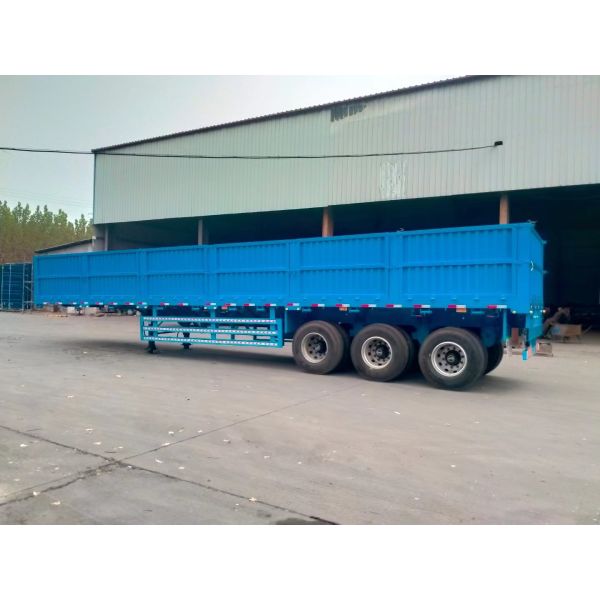 CIMC High Quality 3-axle Fence Truck Cargo Semi Trailer Trailer Fence Side Wall Semi Trailer China Supplier Direct Sales
