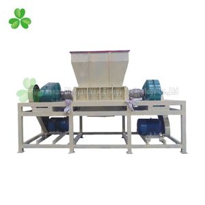Plastic Bottles Double Shaft Shredder Machine With 26PCS Knives High Output
