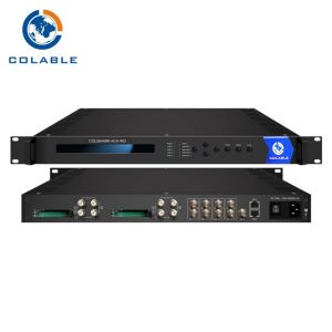 Satellite Descrambler Integrated Receiver Decoder DVB S2 To IP 4 Tuner Inputs