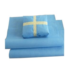 PP spunbond meltblown laminated 50GSM SMS fabric roll sterilization crepe wrap