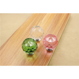 Crystal Door Knobs Drawer Spherical Pulls Furniture Handles Hardware