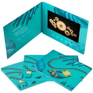 Lcd Screen Invitation Card Display Lcd Screen Custom Video Brochure Card For