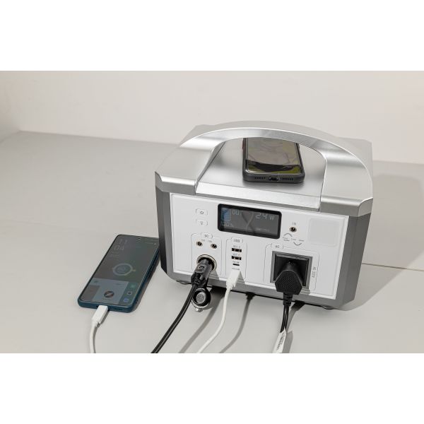 50HZ/60HZ AC Outlet Flash Fish Solar Generator Portable Energy Storage With Solar Panel Charging For Office Equipment