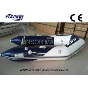 River / Sea Comfortable PVC Hull Foldable Inflatable Boat For 4 Passengers