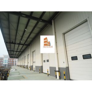 Wholesale light prefabricated steel structure warehouse with big canopy from china suppliers