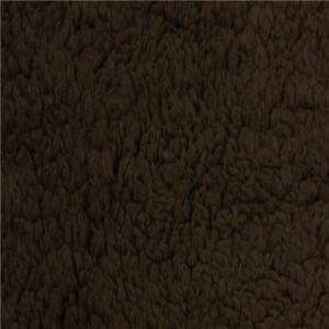 Knitted Fake Sherpa Lined Suede Fabric Plain Style For Pullover