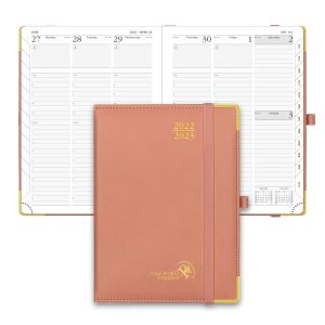 2023-2023 Academic Planner Pink Vertical Page Layout With Quick Serach Functions