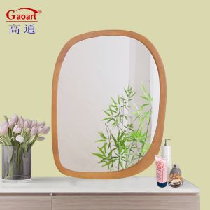 Modern Stylish Full Length Wooden Frame Wall Decor Mirror with Sophisticated