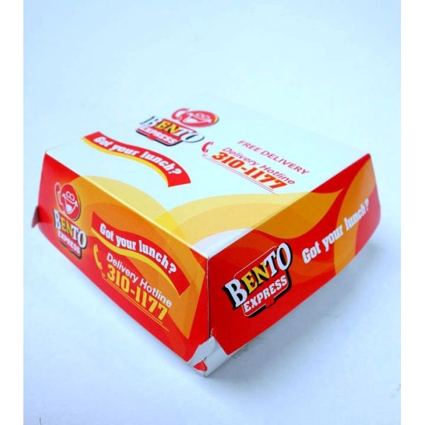 Food Safe Paper Box Packaging For Hamburger Package , Customized Hamburger Paper