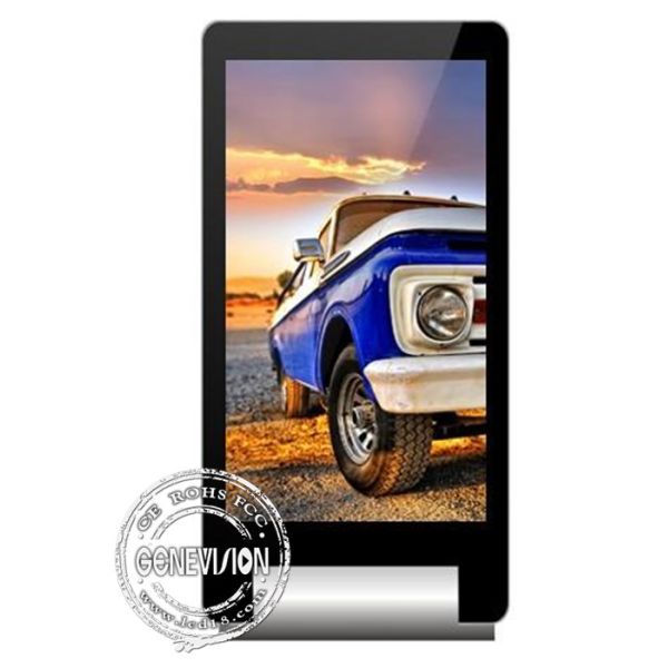 Quality 49 Inch Kiosk Digital Signage LCD Advertising Stand Wifi Remote Control Aluminum Frame for sale