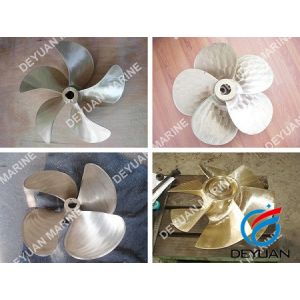 Marine Boat Propulsion Systems 5 Blade Copper High Speed Propeller