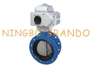 Wholesale EPDM Seat Electric Actuator Double Flange Butterfly Valve 8