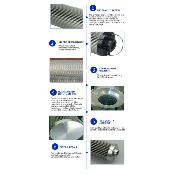 50 Micron Excavator Hydraulic Filter