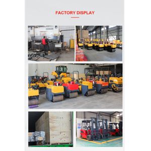 Double Steel Drum Road Roller Manufacturer Construction Compaction Machine