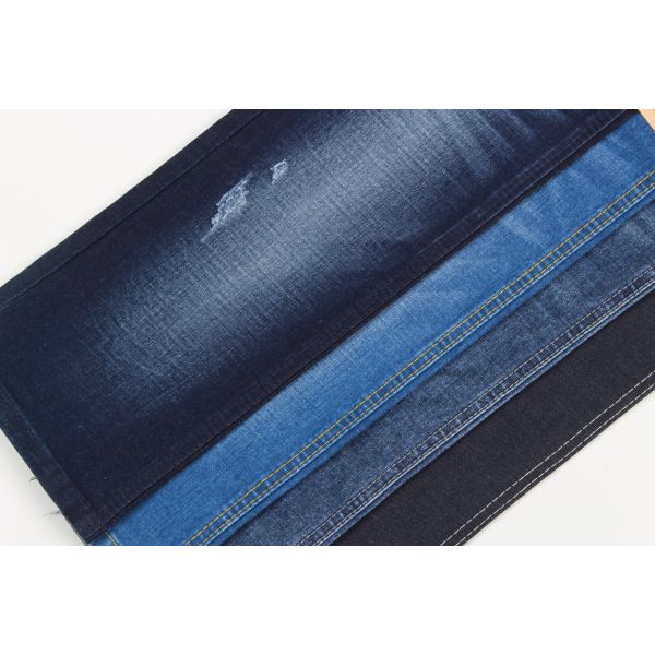 Supreme Cotton Polyester Spandex Slub Stretch Denim Fabric For Jeans to South America
