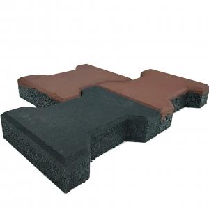 Wholesale Outdoor Playground Rubber Flooring Walkway Floor Tiles Backyard Flooring Rubber Pavers from china suppliers