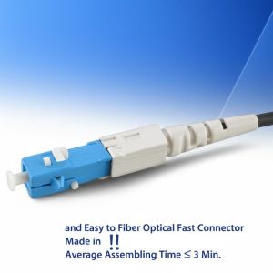Fast and Easy to Fiber Optical Fast Connector Made in with Average Assembling Time ≤ 3 Min