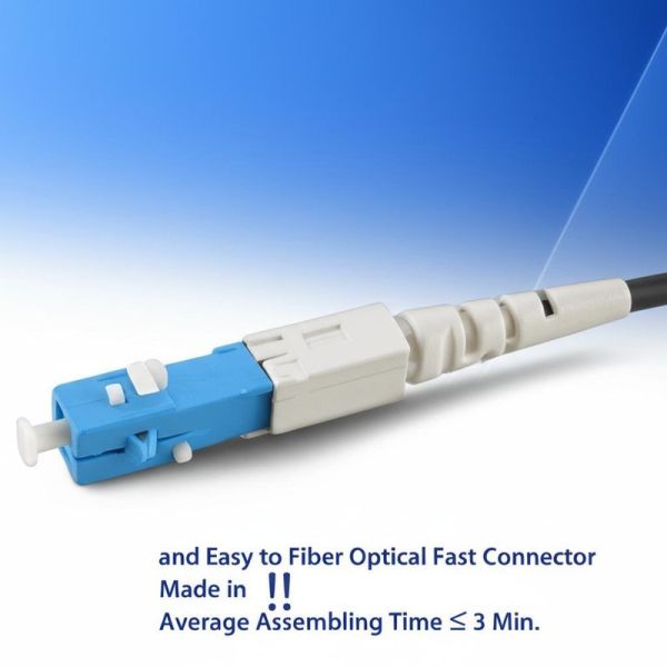 Quality Fast and Easy to Fiber Optical Fast Connector Made in with Average Assembling Time ≤ 3 Min for sale