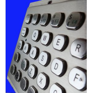 USB Self - Service Terminal Metal Computer Keyboard with Trackball