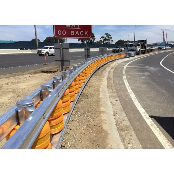 EVA Plastic Traffic Curve Bend Road Safety Roller Barrier Highway Rotating Drum Barrel