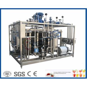 High Temperature Sterilization Uht Processing Equipment , Milk Production Plant