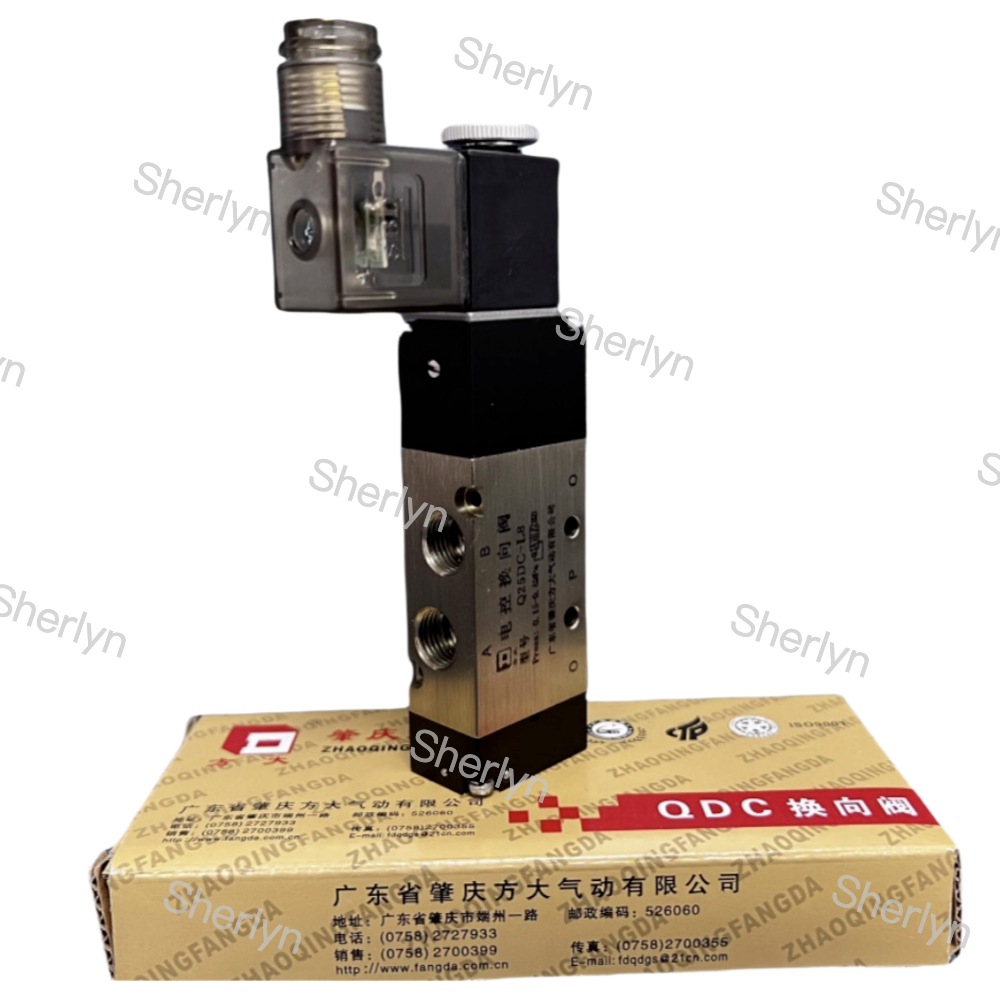 Q25DC-L10 DC24V Fangda Two Position Five Way Solenoid Valve