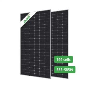 N Type Mono Solar PV Module Power Panel JKM565-585N-72HL4-V 144 Half Cells For