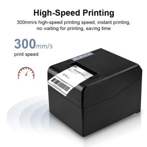 Auto Cutter 80mm 3 Inch Thermal Receipt Printer USB Bluetooth LAN Interface