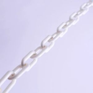 Plastic Coated Warning Chain with Injection Structure and Customizable Size for