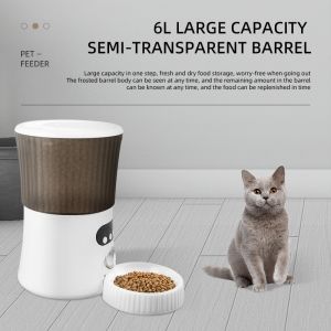 Glomarket Smart Tuya Pet Automatic Feeder Wifi 6L Dog Cat Food App Remote