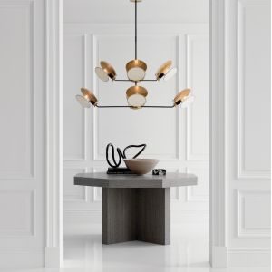 Vsual Comfort Osiris Large Reflector Chandelier TOB 5290