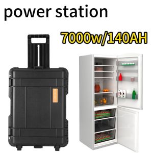 AC Pure Sine Wave Output 7000W Portable Solar Power Station for Outdoor and Grid