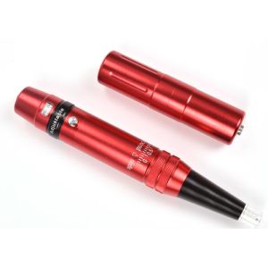 Red PMU Permanent Makeup Kit Tattoo Eyebrow Machine Aluminum No Flying Needle